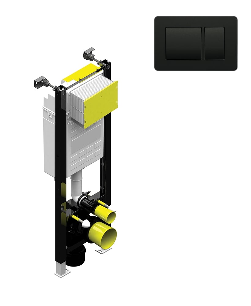 Large Fastfix Frame for Wall Hung WC Rectangle Fascia Plate