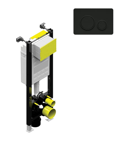 Large Fastfix High Frame for Wall Hung WC Circle Fascia Plate