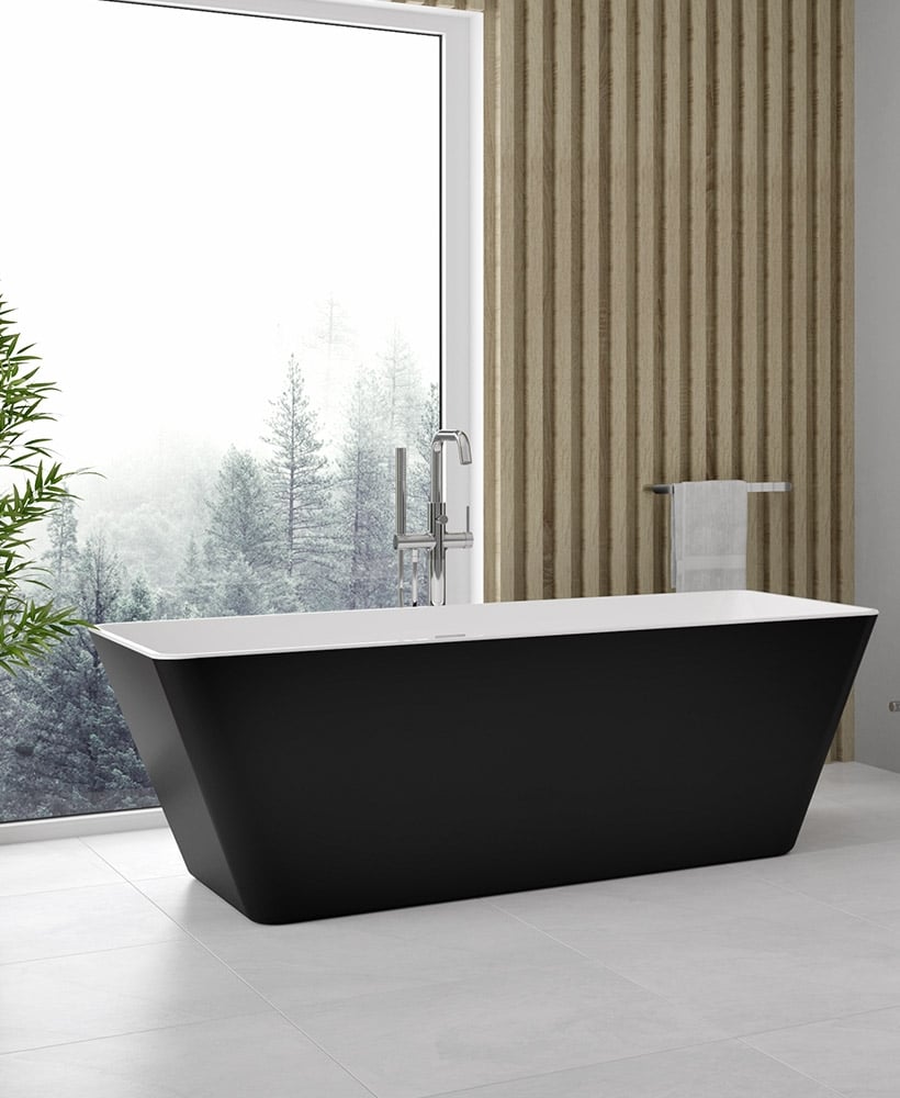 COMINO Freestanding Bath Coloured including Waste & Overflow