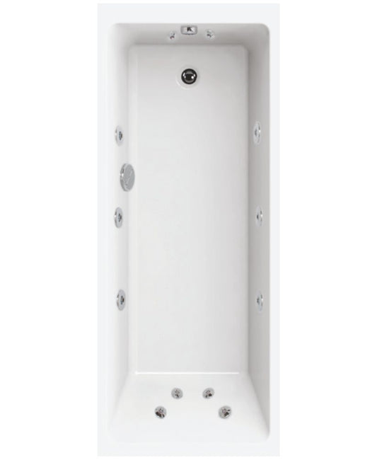 OSCAR Single Ended 12 Jet Whirlpool Bath