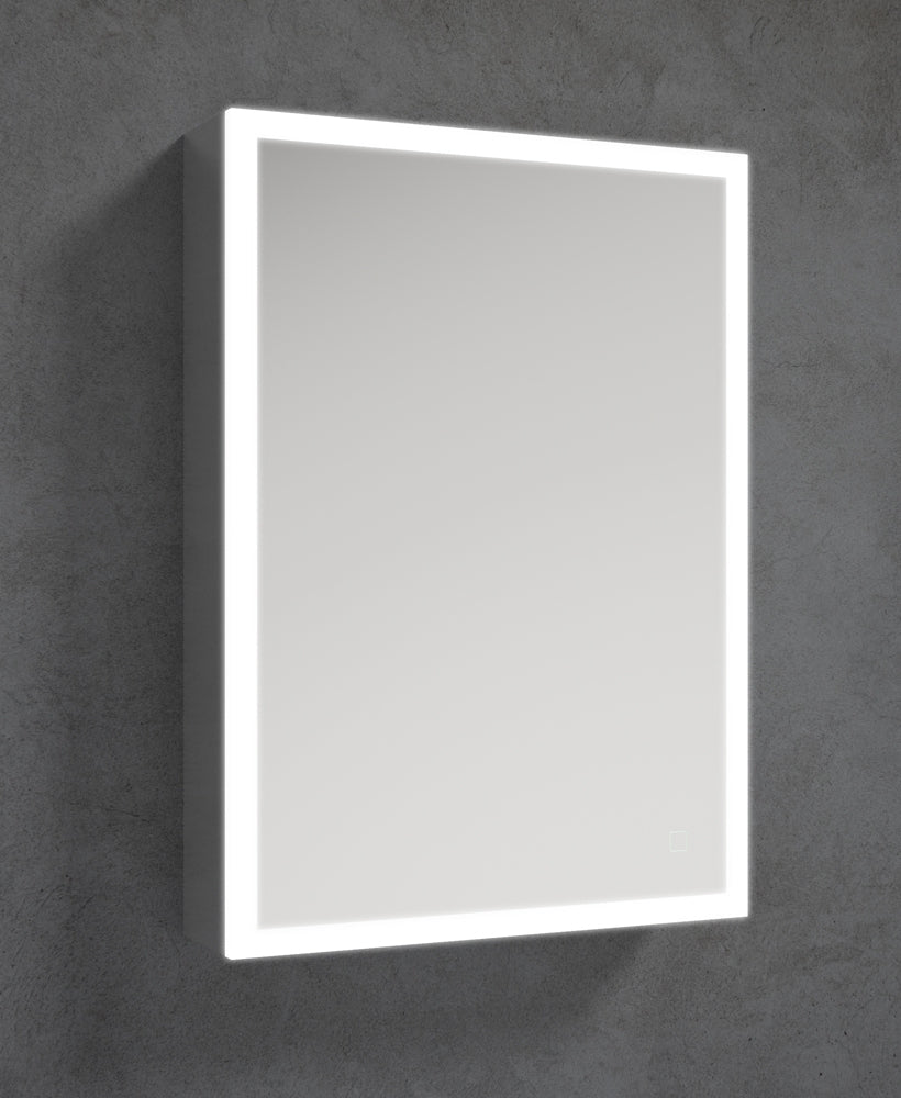 SANSA Illuminated Single Door Mirror Cabinet