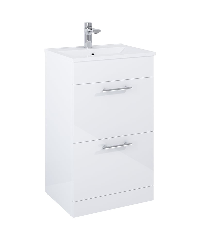 BELMONT SQUARE Floorstanding Two Drawer Vanity Unit