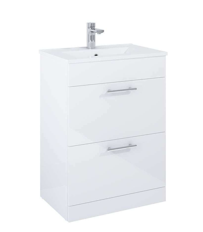 BELMONT SQUARE Floorstanding Two Drawer Vanity Unit