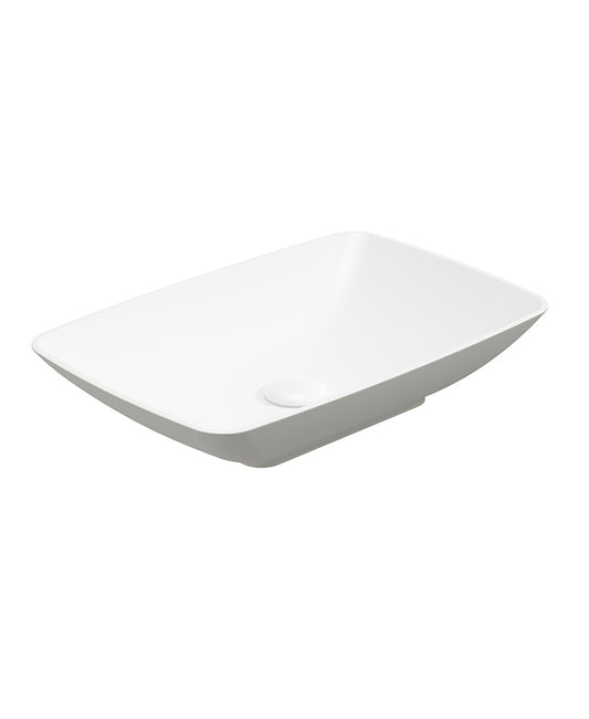 SKAL Rectangle Wash Basin White & Waste