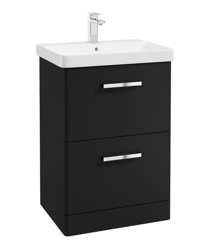 KORA Floorstanding Two Drawer Vanity Unit