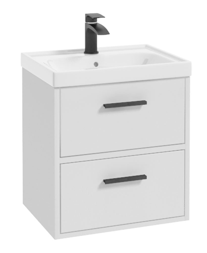 FINLAND Wall Hung Two Drawer Vanity unit