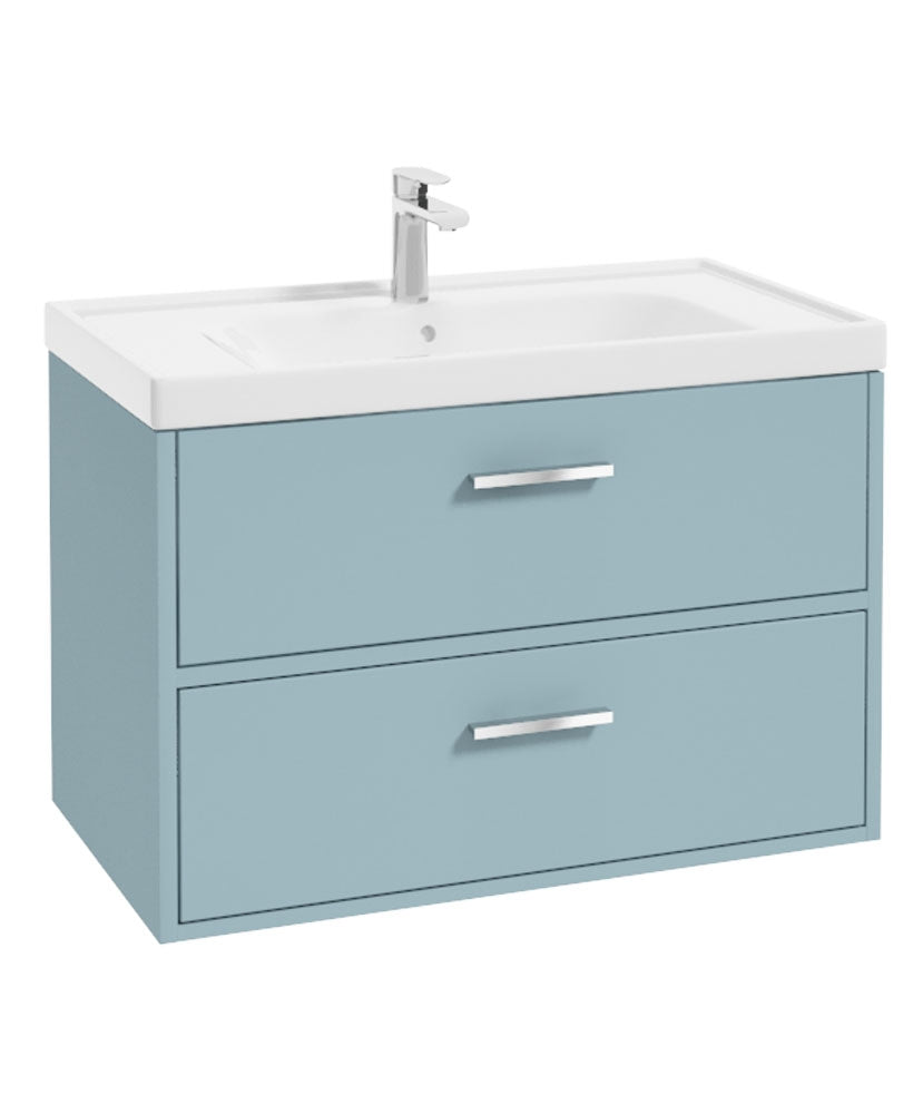 FINLAND Wall Hung Two Drawer Vanity unit