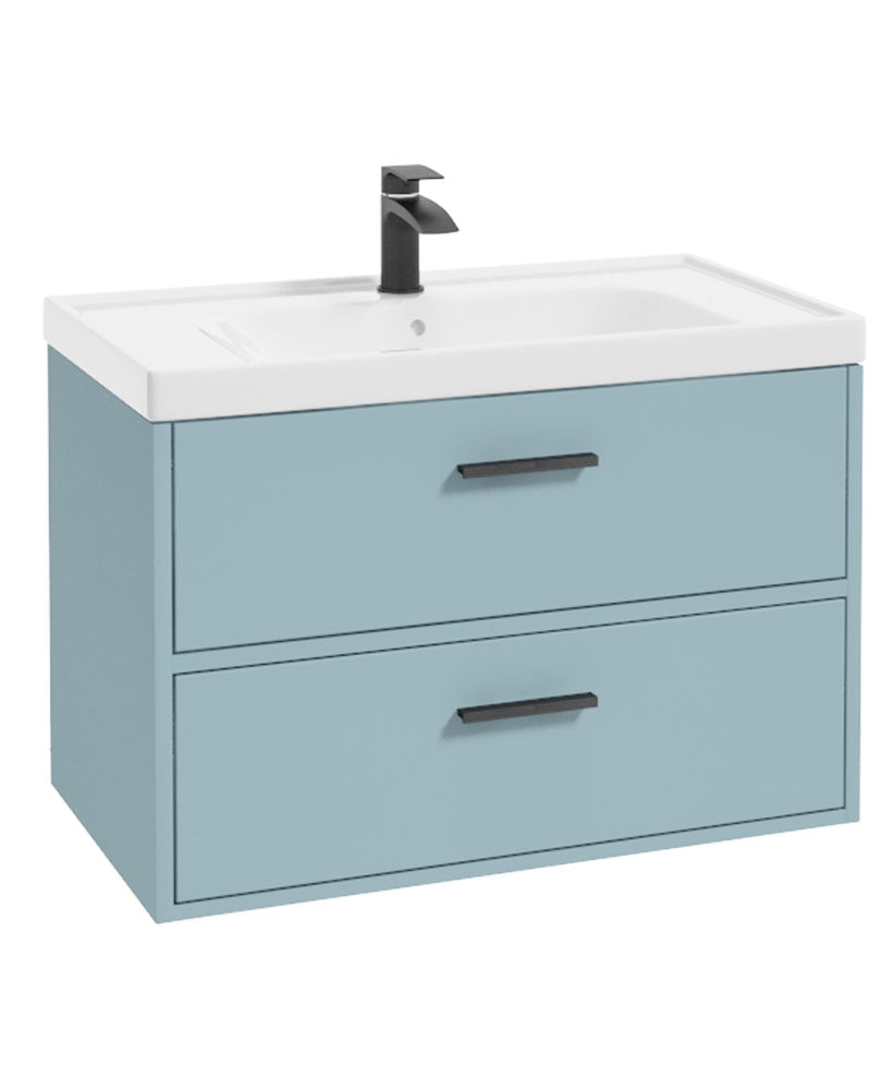 FINLAND Wall Hung Two Drawer Vanity unit