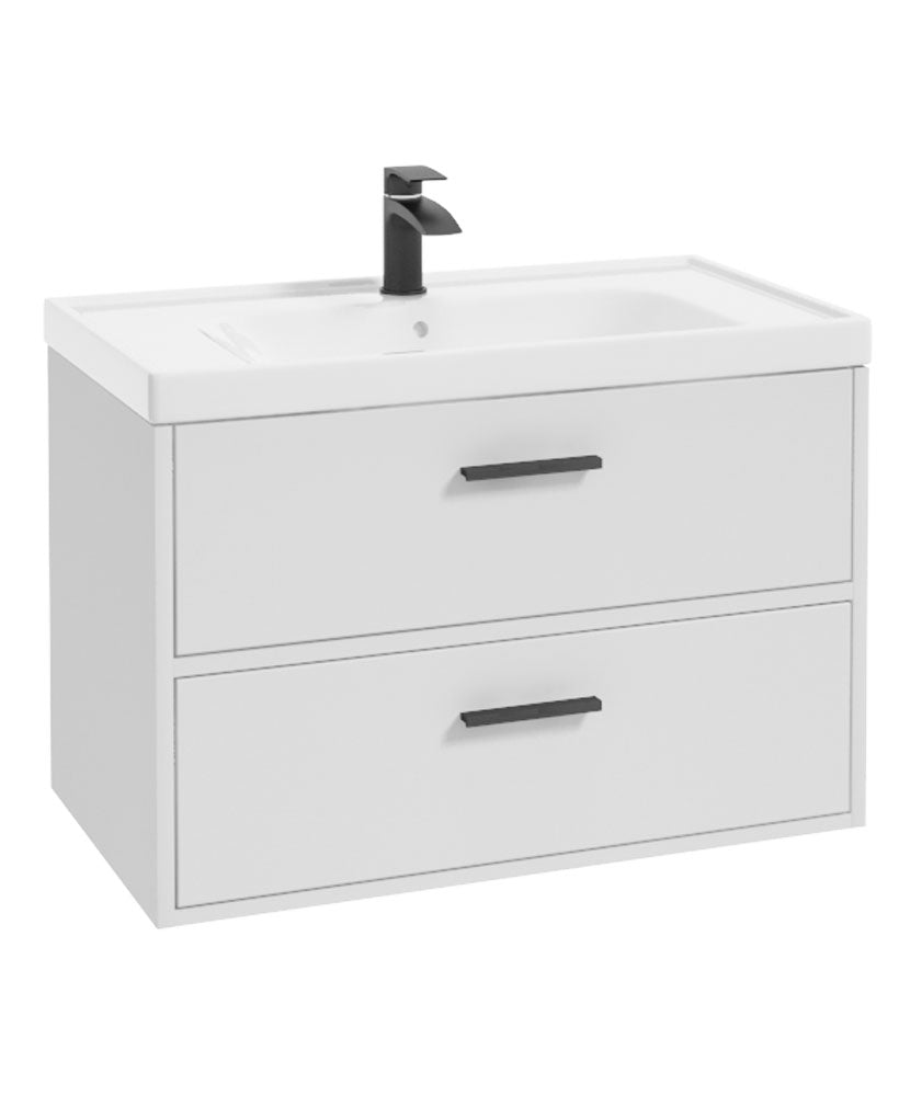 FINLAND Wall Hung Two Drawer Vanity unit