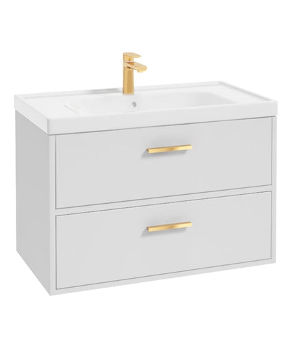 FINLAND Wall Hung Two Drawer Vanity unit