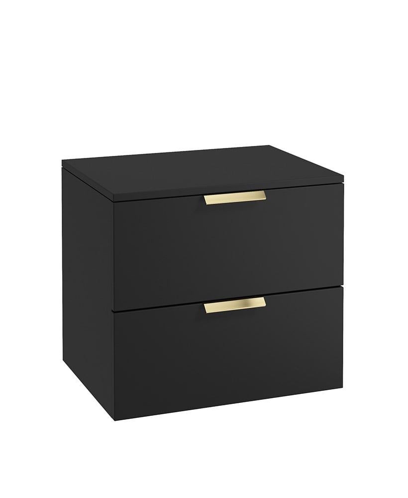 STOCKHOLM Wall Hung Two Drawer Countertop Vanity Unit