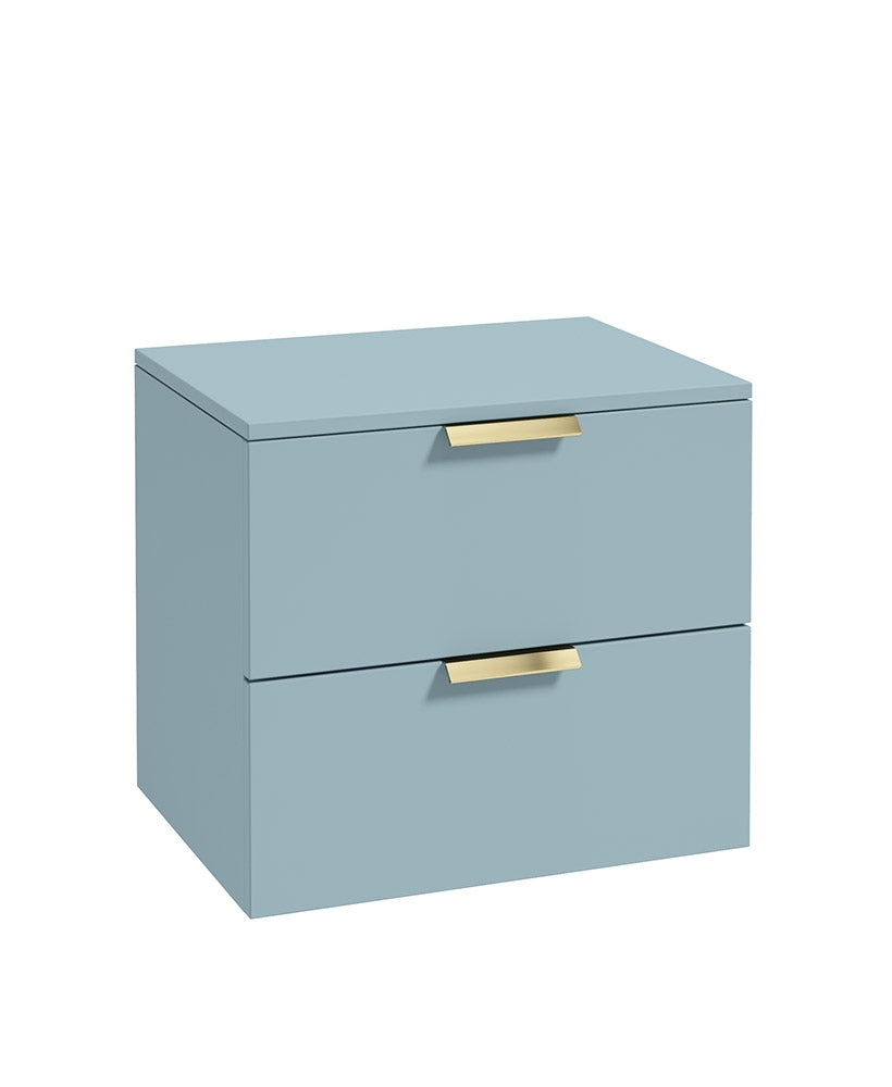 STOCKHOLM Wall Hung Two Drawer Countertop Vanity Unit