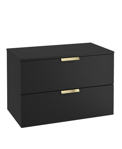 STOCKHOLM Wall Hung Two Drawer Countertop Vanity Unit