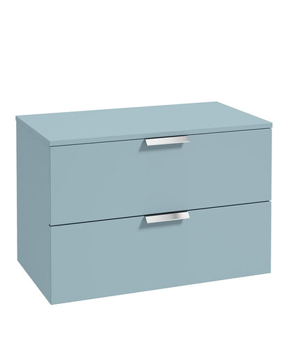 STOCKHOLM Wall Hung Two Drawer Countertop Vanity Unit