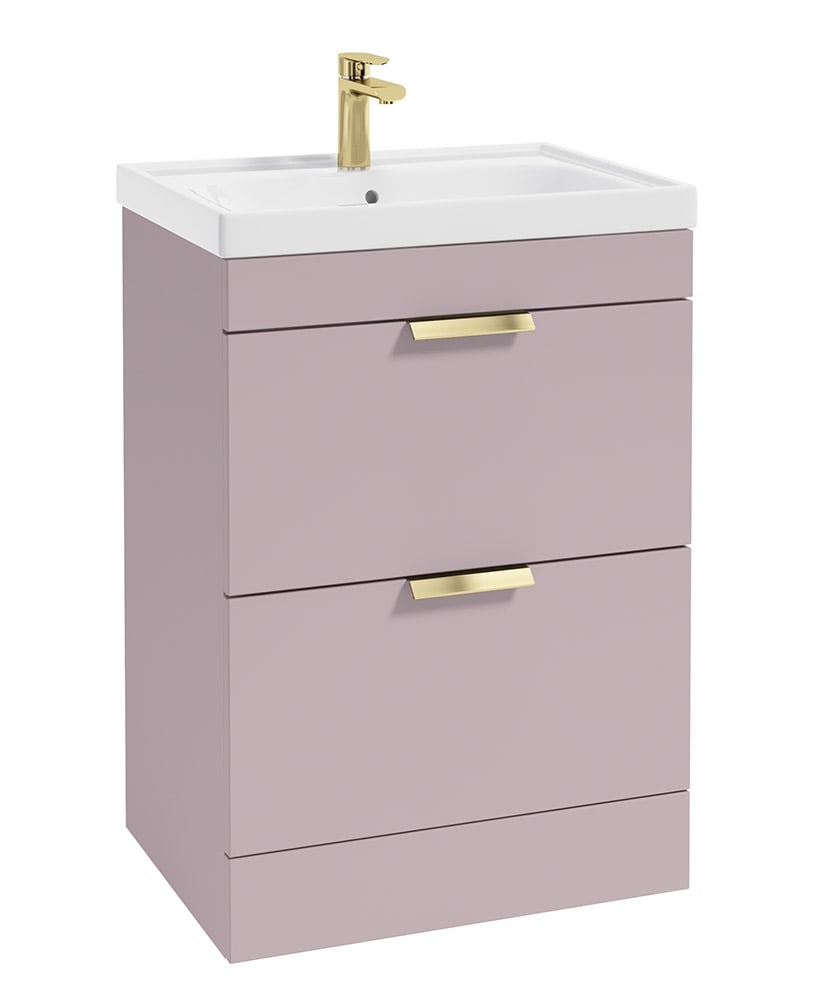 STOCKHOLM Floorstanding Two Drawer Vanity Unit