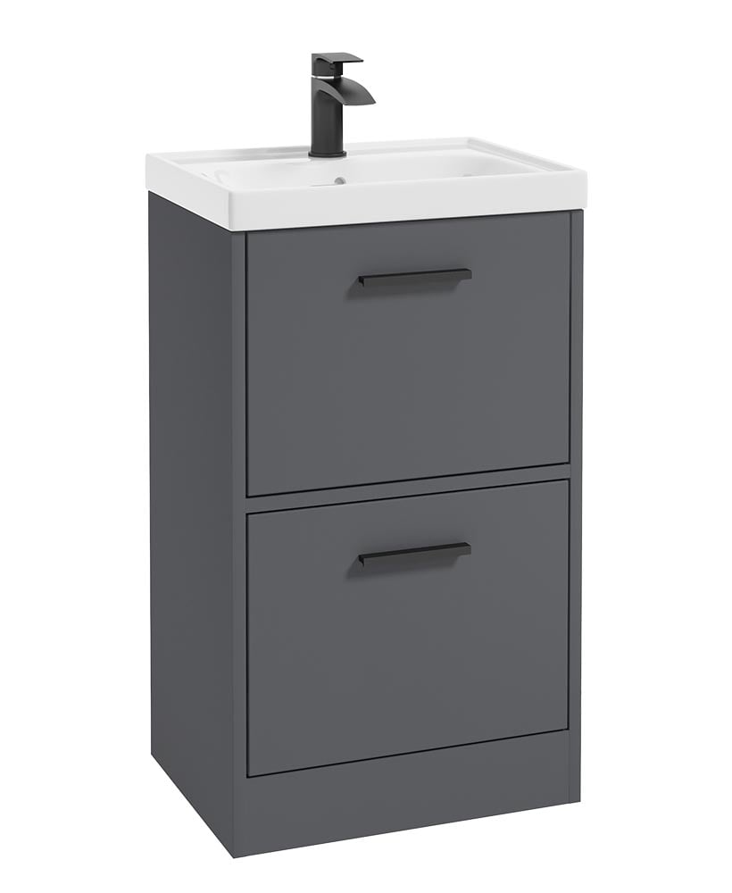 FINLAND Floorstanding Two Drawer Vanity Unit