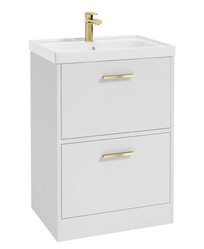 FINLAND Floorstanding Two Drawer Vanity Unit