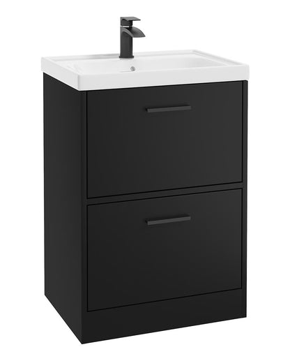 FINLAND Floorstanding Two Drawer Vanity Unit