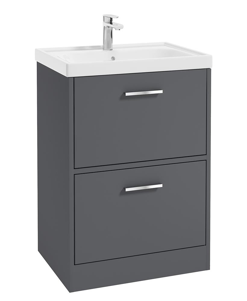 FINLAND Floorstanding Two Drawer Vanity Unit