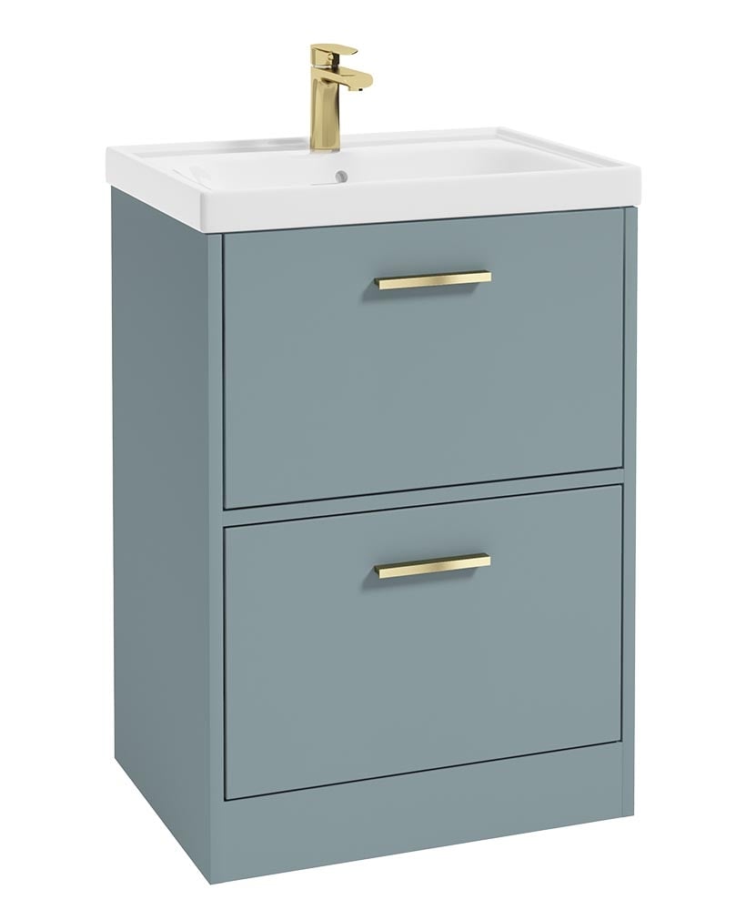 FINLAND Floorstanding Two Drawer Vanity Unit