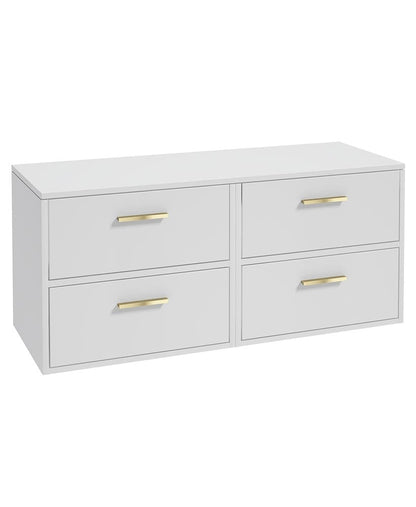 FINLAND Wall Hung Four Drawer Countertop Vanity Unit