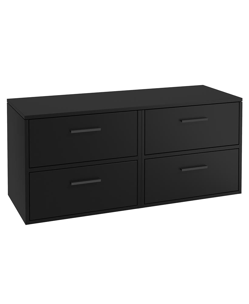 FINLAND Wall Hung Four Drawer Countertop Vanity Unit