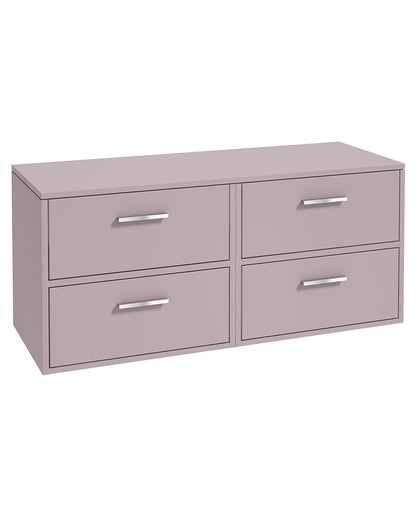 FINLAND Wall Hung Four Drawer Countertop Vanity Unit