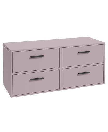 FINLAND Wall Hung Four Drawer Countertop Vanity Unit