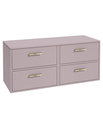 FINLAND Wall Hung Four Drawer Countertop Vanity Unit