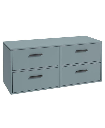 FINLAND Wall Hung Four Drawer Countertop Vanity Unit