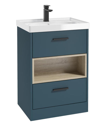 MALMO Floorstanding Two Drawer Vanity Unit