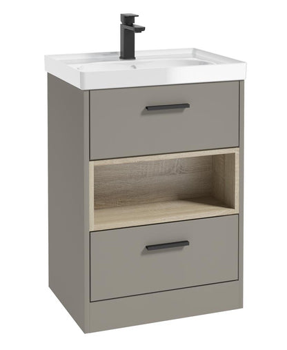 MALMO Floorstanding Two Drawer Vanity Unit