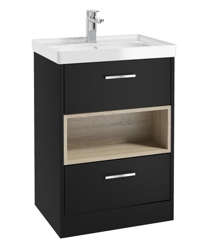 MALMO Floorstanding Two Drawer Vanity Unit