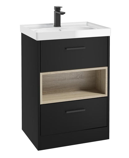 MALMO Floorstanding Two Drawer Vanity Unit