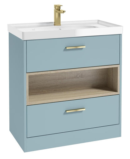 MALMO Floorstanding Two Drawer Vanity Unit