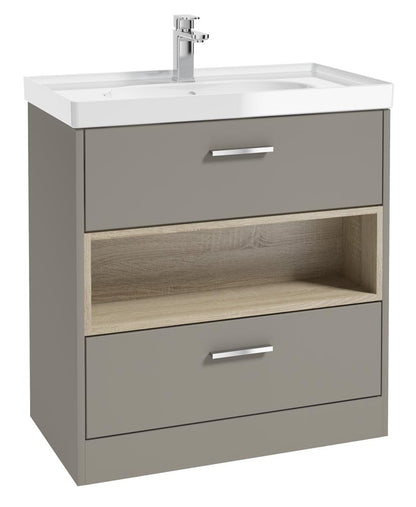 MALMO Floorstanding Two Drawer Vanity Unit