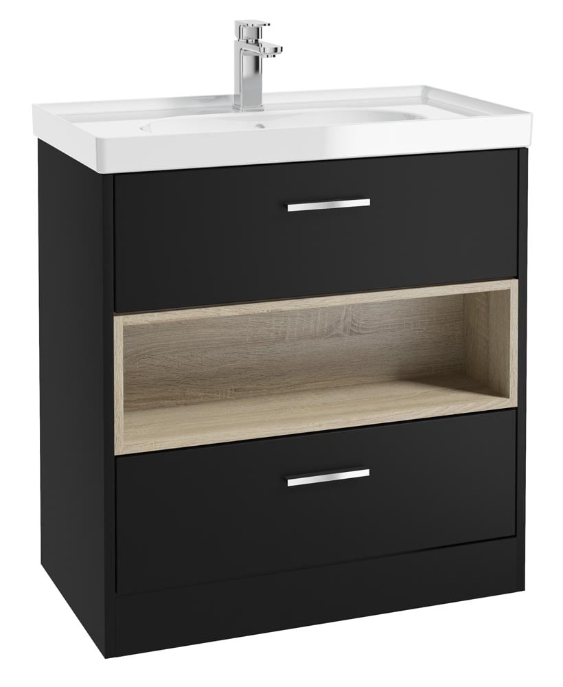 MALMO Floorstanding Two Drawer Vanity Unit