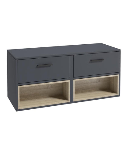 MALMO Wall Hung Two Drawer Countertop Vanity Unit