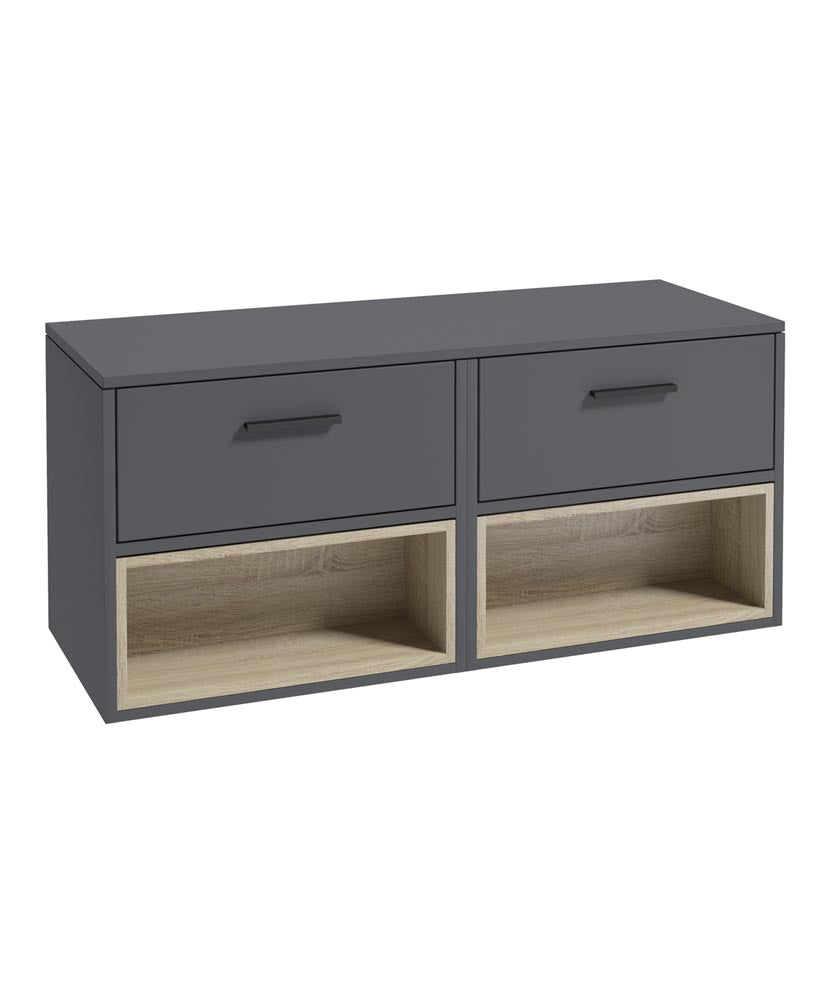 MALMO Wall Hung Two Drawer Countertop Vanity Unit