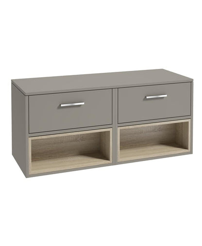 MALMO Wall Hung Two Drawer Countertop Vanity Unit