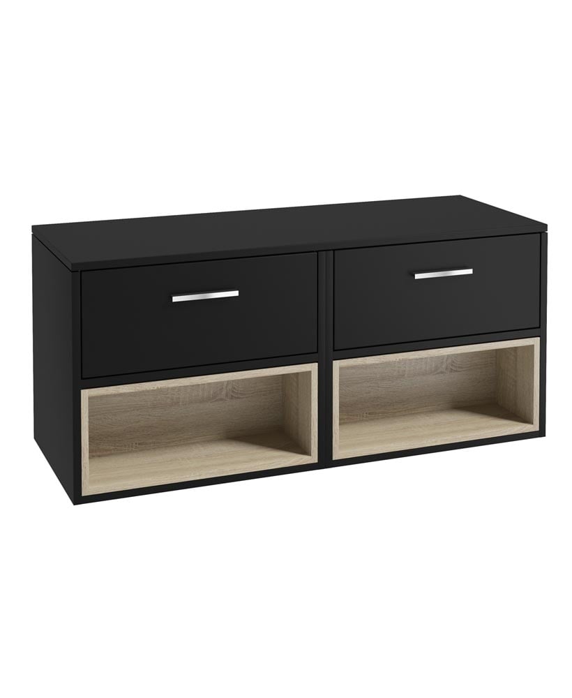 MALMO Wall Hung Two Drawer Countertop Vanity Unit