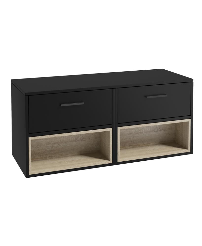 MALMO Wall Hung Two Drawer Countertop Vanity Unit