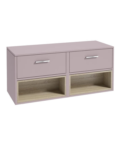 MALMO Wall Hung Two Drawer Countertop Vanity Unit