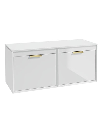 FJORD Wall Hung Four Drawer Countertop Vanity Unit