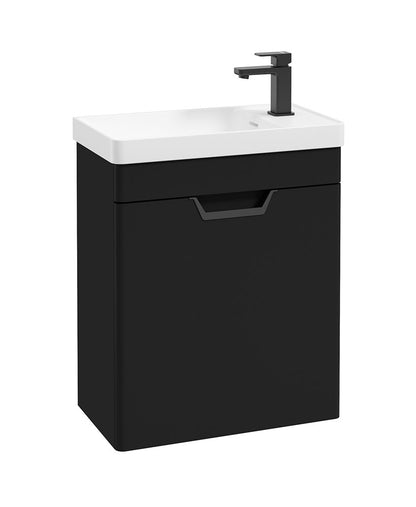 FREYA Wall Hung Single Door Cloakroom Vanity Unit