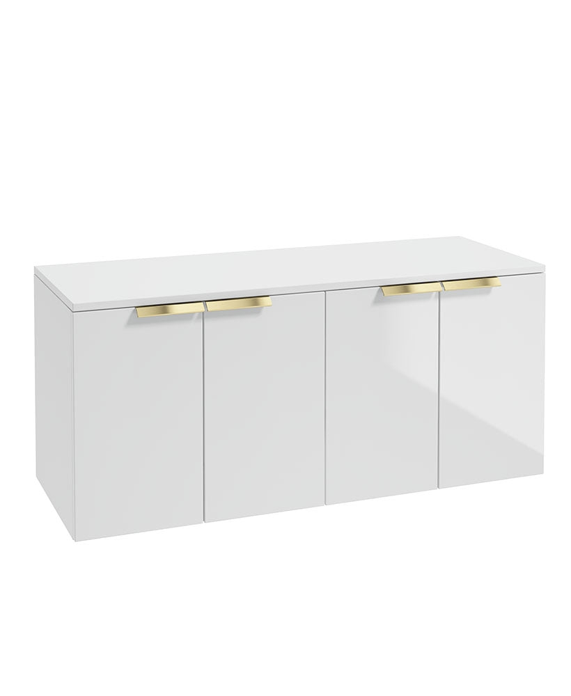 STOCKHOLM Wall Hung Four Door Countertop Vanity Unit