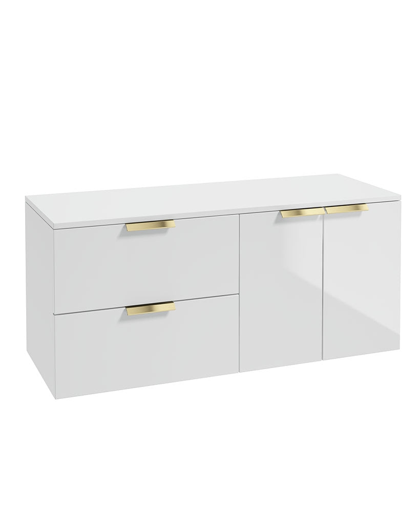 STOCKHOLM Wall Hung Two Drawer/Two Door Countertop Vanity Unit