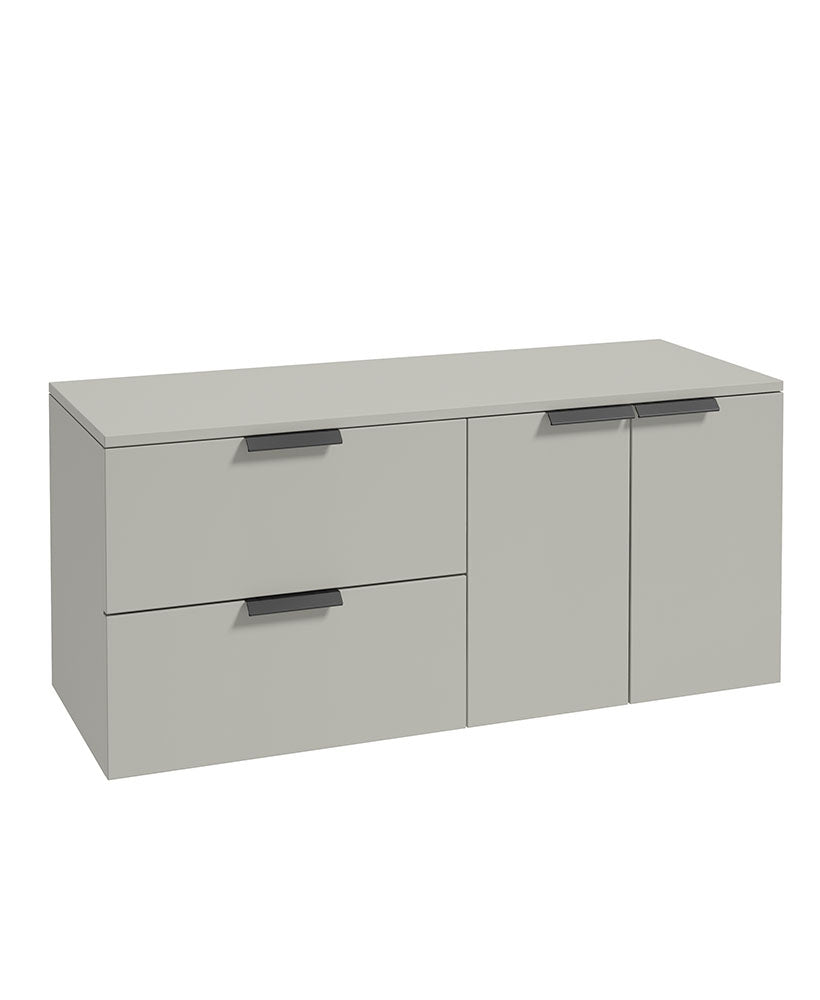 STOCKHOLM Wall Hung Two Drawer/Two Door Countertop Vanity Unit