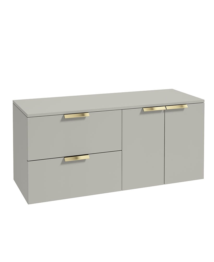 STOCKHOLM Wall Hung Two Drawer/Two Door Countertop Vanity Unit