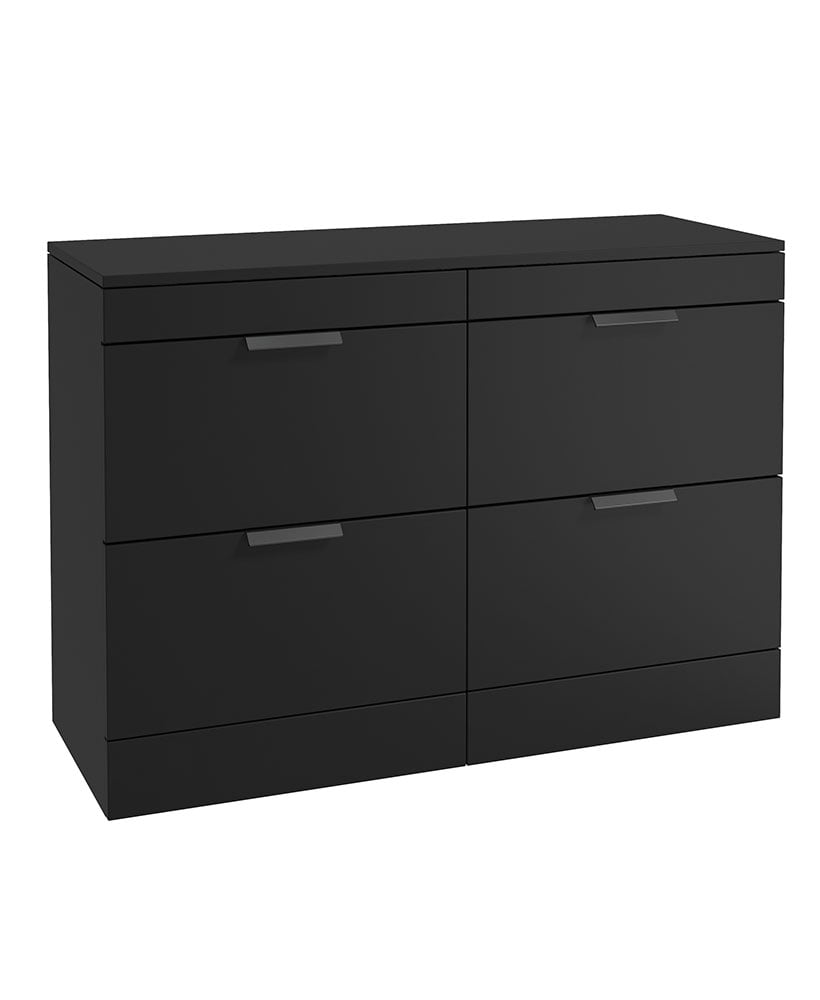 STOCKHOLM Wall Hung Four Drawer Countertop Vanity Unit